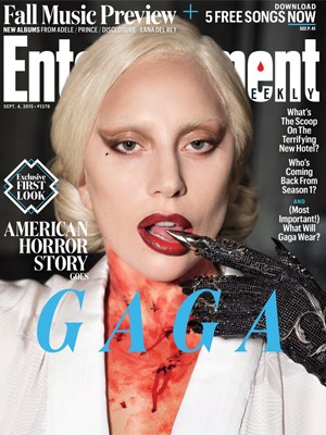 Lady Gaga divulga 'American horror story' (Foto: Divulgação) Lady Gaga divulga 'American horror story' (Foto: Divulgação)