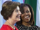Michelle Obama e Laura Bush promovem saúde de africanas