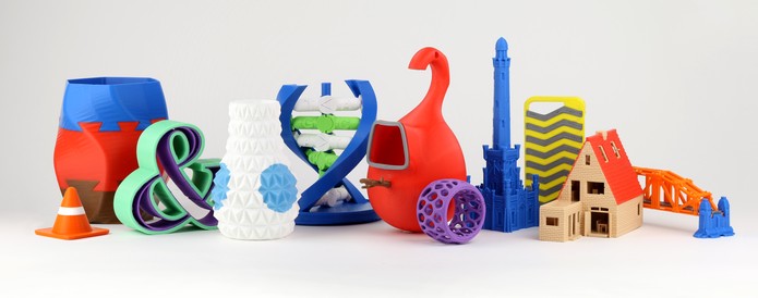 Objetos fabricados com a impressora 3D Cube Pro (Foto: Divulgação) Objetos fabricados com a impressora 3D Cube Pro (Foto: Divulgação)