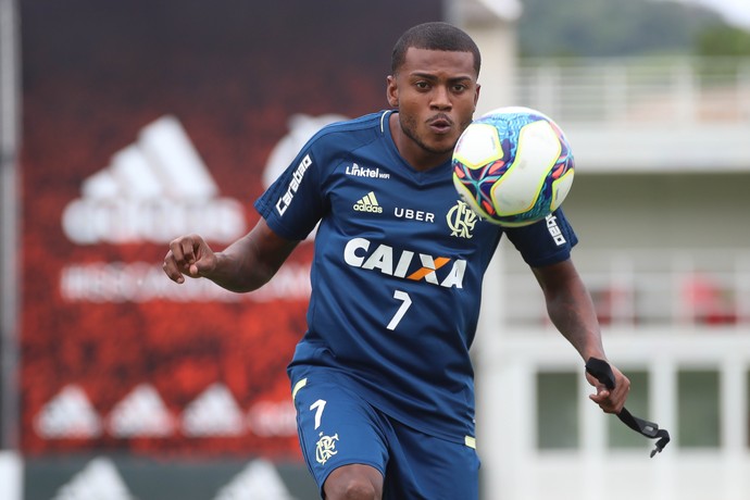 Marcelo Cirino Treino Flamengo (Foto: Gilvan de Souza/Divulgação Flamengo)