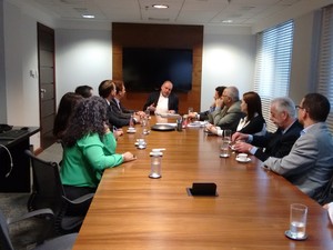 Juízes participaram de encontro para discutir criação de Tribunal Federal na Bahia (Foto: Maiana Belo/ G1 BA)