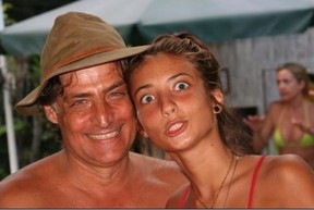 Julia Oristanio com o pai Giuseppe Oristanio (Foto: Reprodução/Instagram)