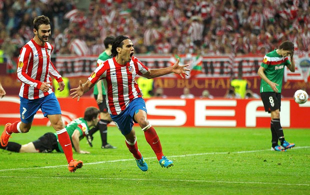 Falcao Garcia, Atlético de Madrid x  Athletic Bilbao (Foto: Reuters)