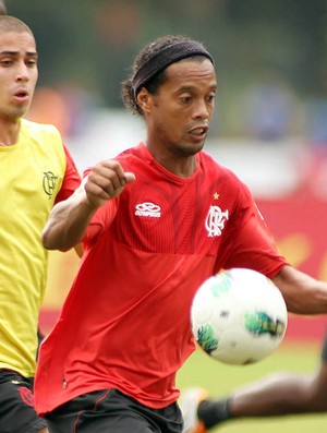 Ronaldinho no Treino do Flamengo (Foto: Maurício Val / VIPCOM)