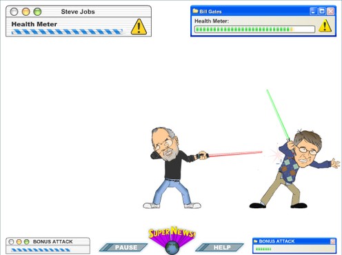 screenshot de Gates vs Jobs