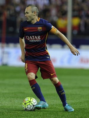Iniesta BArcelona x Atletico de Madrid