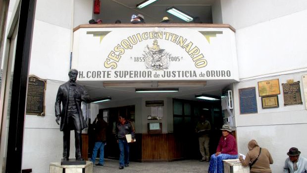 Corte Superior de Justiça de Oruro bolívia caso morte do orcedor do San José corinthians libertadores (Foto: Diego Ribeiro)