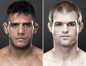 Montagem - MMA - Rafael dos Anjos x Evan Dunham. (Foto: Reprodução/Site Oficial do UFC)