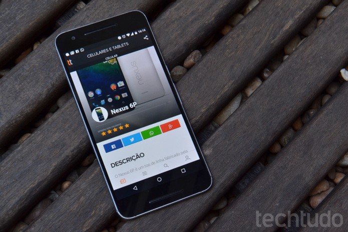 Nexus 6P (Foto: Melissa Cruz / TechTudo) Nexus 6P (Foto: Melissa Cruz / TechTudo)