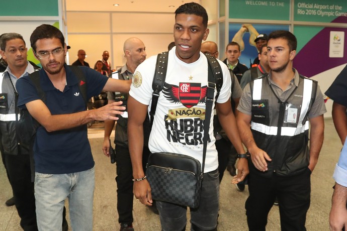 Orlando Berrío será apresentado nesta terça (Foto: Gilvan de Souza/Flamengo)