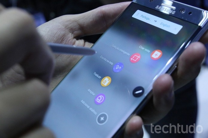 Bateria do Galaxy Note 7, responsável por explosões, pode vir no Galaxy S8 (Foto: Ana Marques/TechTudo)