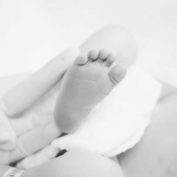 Pezinho do bebê de Jéssica Costa (Foto: Instagram / Reprodução)