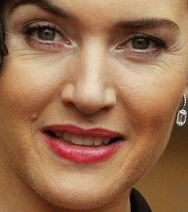 Detalhe do rosto de Kate Winslet (Foto: Getty Images)