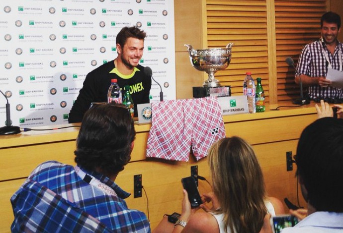 tênis short Wawrinka Roland Garros (Foto: Reprodução / Instagram)