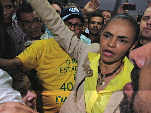 Marina Silva acredita que estará no segundo turno (Foto: Caio Fulgêncio/G1) Marina Silva acredita que estará no segundo turno (Foto: Caio Fulgêncio/G1)