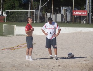 Dagoberto treino Inter (Foto: Tomás Hammes / GLOBOESPORTE.COM)