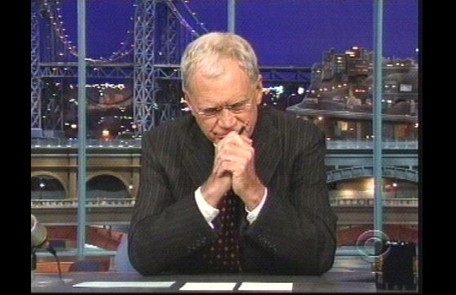 Em 2009, Letterman pediu desculpas à família em meio a um escândalo em que foi chantageado por ter se envolvido com integrantes de sua equipe Reprodução da internet