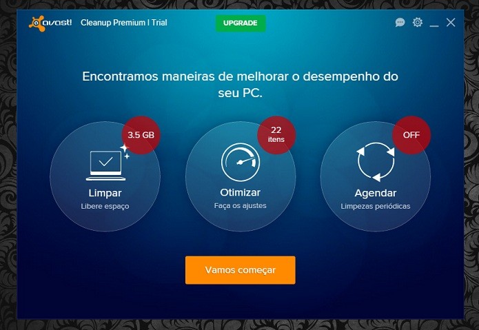 Avast Cleanup aposta em design simples (Foto: Reprodução/Gabriel Ribeiro)