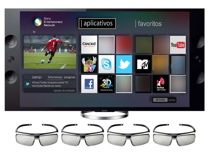 Sony Bravia (Foto: Divulgação/Sony) Sony Bravia (Foto: Divulgação/Sony)