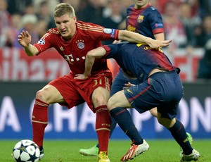 Schweinsteiger, Bayern de Munique x Barcelona (Foto: AFP) Schweinsteiger, Bayern de Munique x Barcelona (Foto: AFP)