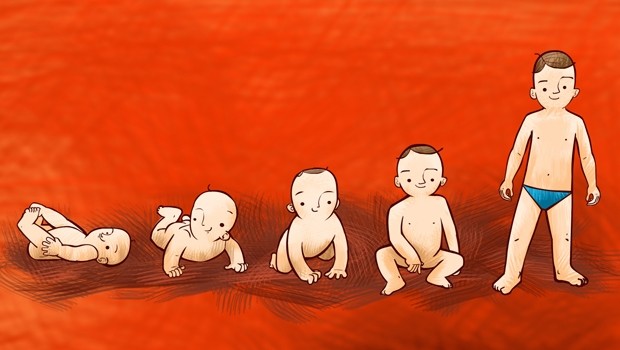 Bebê Hipoglós_Evolução do Bebê (Foto: Bebê Hipoglós/Mais Você)