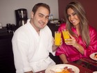 Mayra Cardi e o marido posam juntos para o Dia dos Namorados