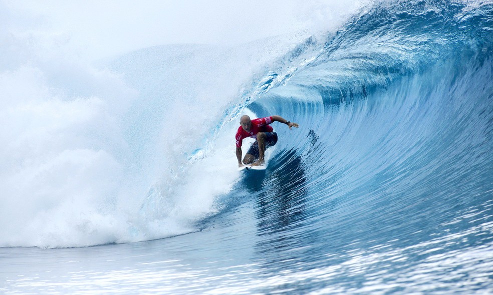Kelly Slater, lenda do surfe e ainda na ativa, tem sua visão pessoal sobre a política antidoping (Foto: Divulgação/WSL)