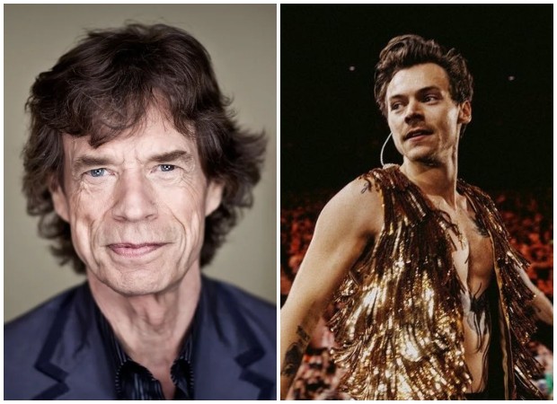 Mick Jagger e Harry Styles (Foto: Reprodução/Instagram)