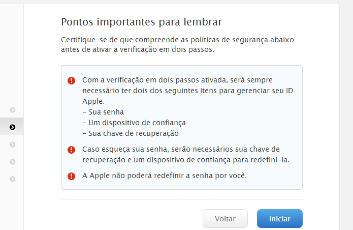 Desvantagens da verificação em duas etapas (Foto: Reprodução/Helito Bijora)