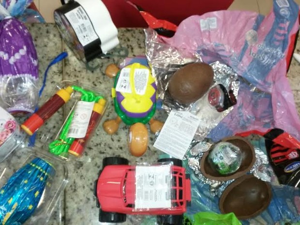 Brindes de ovos de páscoa são fiscalizados no MA (Foto: Divulgação/INMEQ-MA)