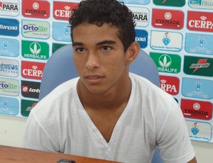 Bartola em coletiva (Foto: GLOBOESPORTE.COM/PA)