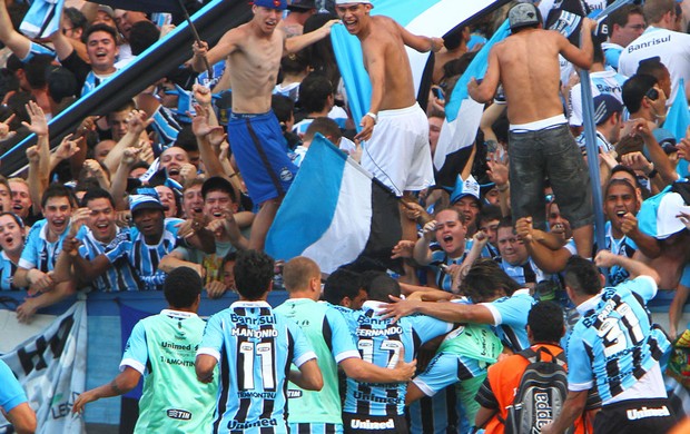 virou
festa (Flickr do Grêmio)