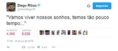 Diego, Turquia, Flamengo (Foto: Reprodução/Twitter)
