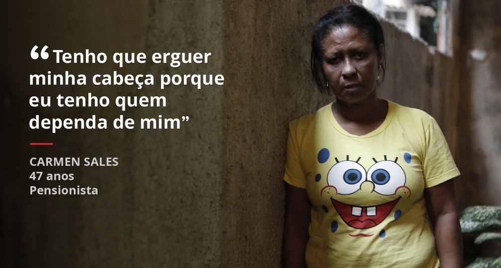 Carmen mostra desilusão com governantes (Foto: Marcos Serra Lima/G1)