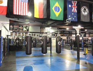 Academia do lutador Wanderlei Silva em Las Vegas (Foto: Marcelo Russio/Globoesporte.com)