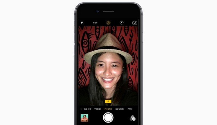 Retina Flash transforma tela em flash para tirar selfies (Foto: Divulgação/Apple)