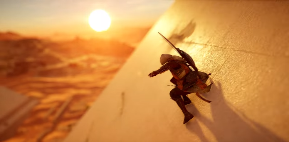 O novo título da franquia Assassin's Creed se passará no antigo Egito (Foto: Reprodução/YouTube)
