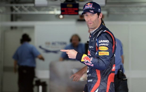 Mark Webber RBR Fórmula 1 treino Coreia (Foto: AFP)