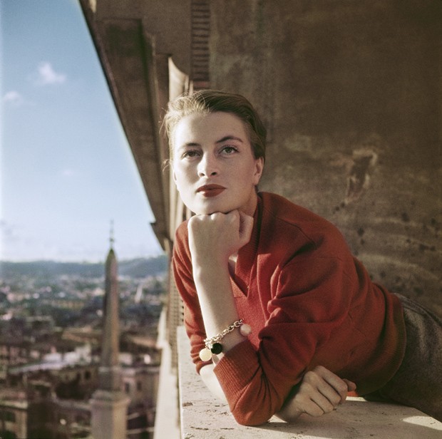 Capucine, atriz e modelo francesa, Roma, 1951. (Foto: Robert Capa/International Center of Photography/Magnum Photos)