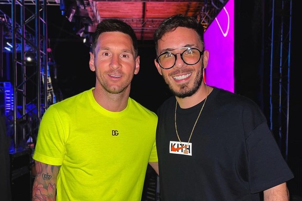 Lionel Messi e Fer Palacio (Foto: Reprodução/Instagram) Lionel Messi e Fer Palacio (Foto: Reprodução/Instagram)