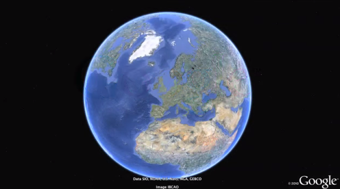 Versão Pro do Google Earth pode ser usada de graça (foto: Reprodução/Google)