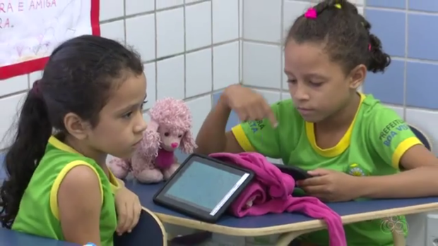 Especialista alerta sobre crianÃ§as que usam tecnologia em excesso, em Roraima (Foto: ReproduÃ§Ã£o/Rede AmazÃ´nica em Roraima)