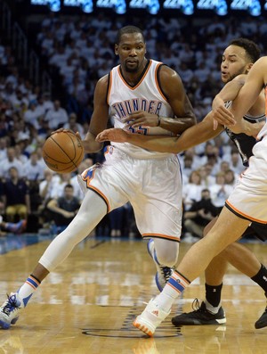 Oklahoma City Thunder x San Antonio Spurs - Jogo 4 - Kevin Durant (Foto: Getty Images)