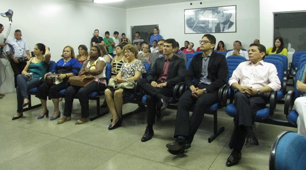 No auditório da TV Clube estiveram presentes colaboradores e convidados (Foto: Laurivânia Fernandes/ Rede Clube)
