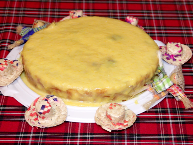 Bolo de milho com goiabada (Foto: Reprodução/TV Grande Rio)