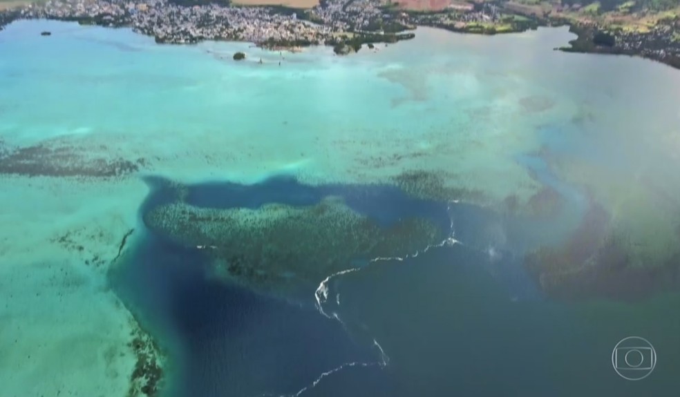 Mineral que permitiu descoberta foi encontrado nas profundezas do mar e também na superfície das Ilhas Maurício  (Foto: Reprodução/TV Globo)