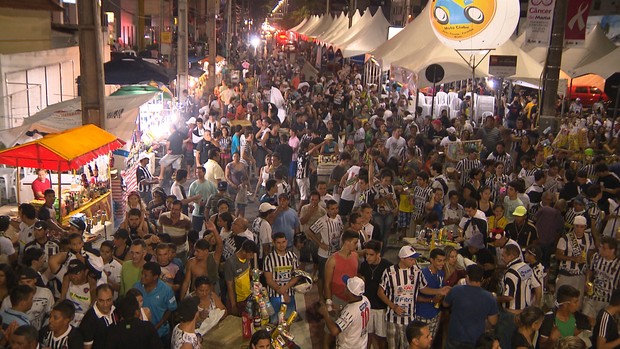 torcida do botafogo-pb, botafogo-pb, festa do botafogo-pb, (Foto: Reprodução / TV Cabo Branco)