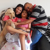 Pet ajudará menina com necessidade especial (Jéssica Bitencourt/G1)