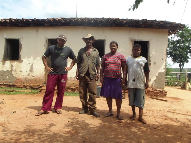 Família do produtor rural Joaquim Pereira da Silva pode ser beneficiada com turismo solidário. (Foto: Thiago França/G1)