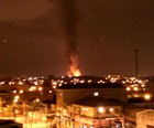 Incêndio deixa 100 famílias sem casa em Santos (Ivair Vieira Jr/G1)